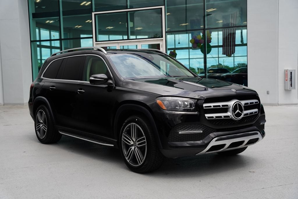 2023 Mercedes-Benz GLS 450 GLS 450 4MATIC in Black — front three-quarter view