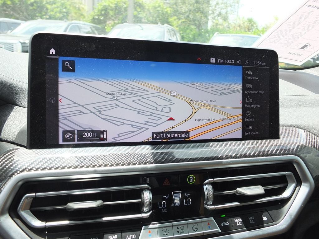 2022 BMW X4 M — interior view