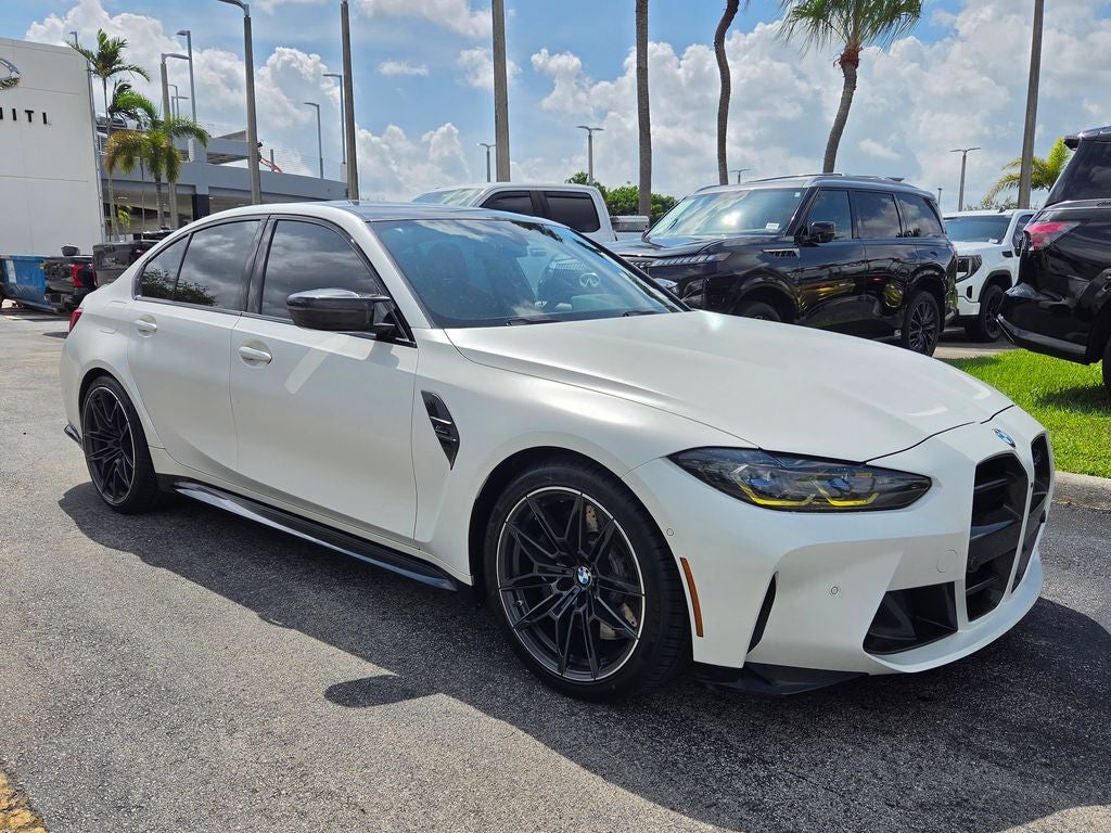 2021 BMW M3 — side profile view