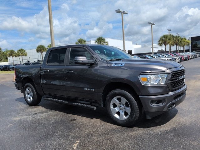 2023 RAM 1500 Big Horn in Granite Crystal Metallic Clearcoat — front three-quarter view