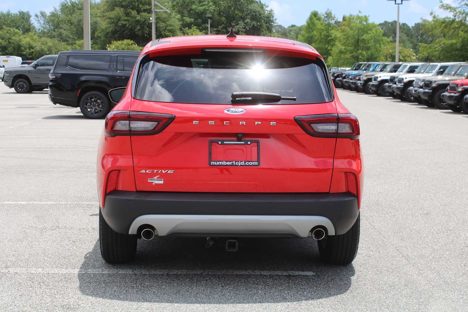 2024 Ford Escape — rear three-quarter view