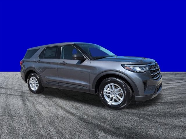 2026 Ford Explorer Active 100A in Carbonized Gray Metallic — front three-quarter view
