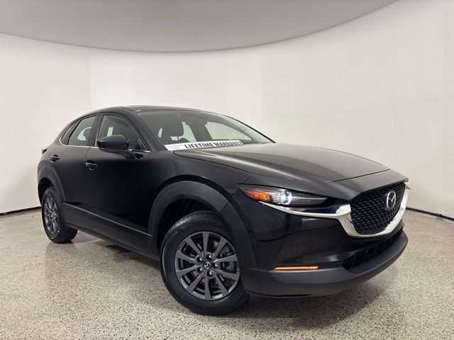 2023 Mazda Mazda CX-30 2.5 S in Jet Black Mica — front three-quarter view