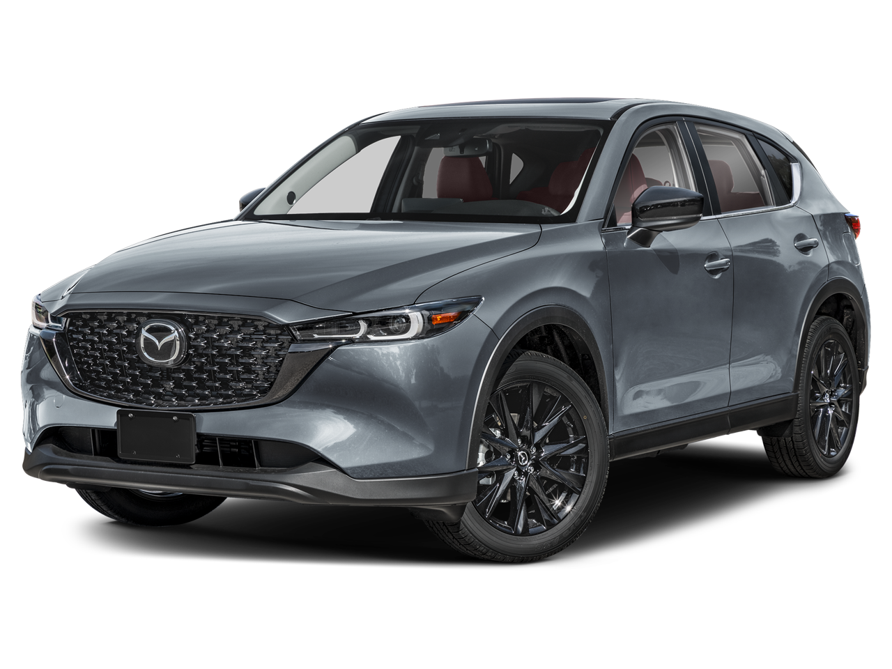 2024 Mazda Mazda CX-5 2.5 S Carbon Edition in Gray Metallic — front three-quarter view