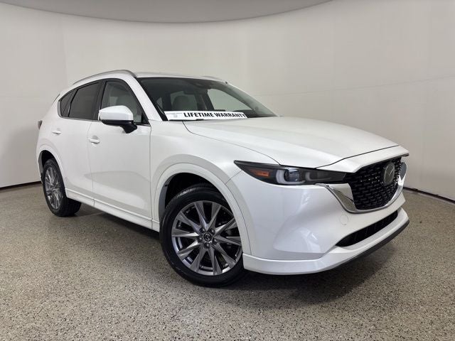 2024 Mazda Mazda CX-5 2.5 S Premium Package in Rhodium White Metallic — front three-quarter view