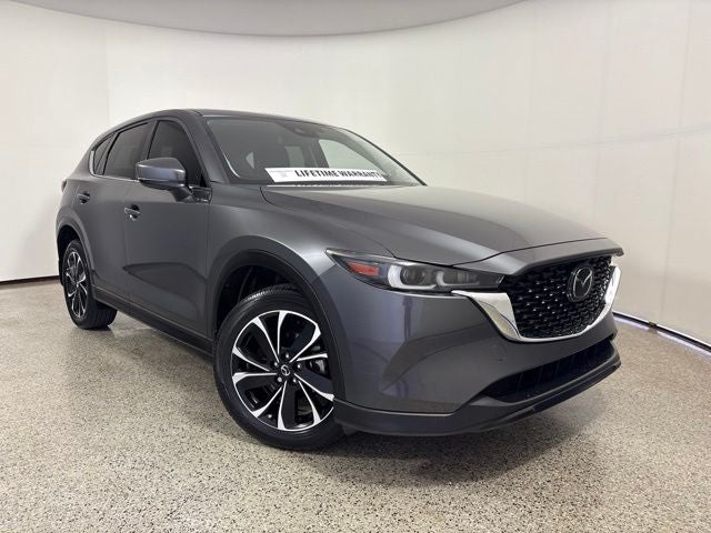 2023 Mazda Mazda CX-5 2.5 S Premium Plus Package in Machine Gray — front three-quarter view