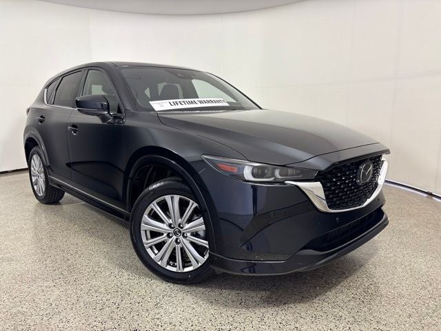 2023 Mazda Mazda CX-5 2.5 Turbo Signature in Jet Black Mica — front three-quarter view