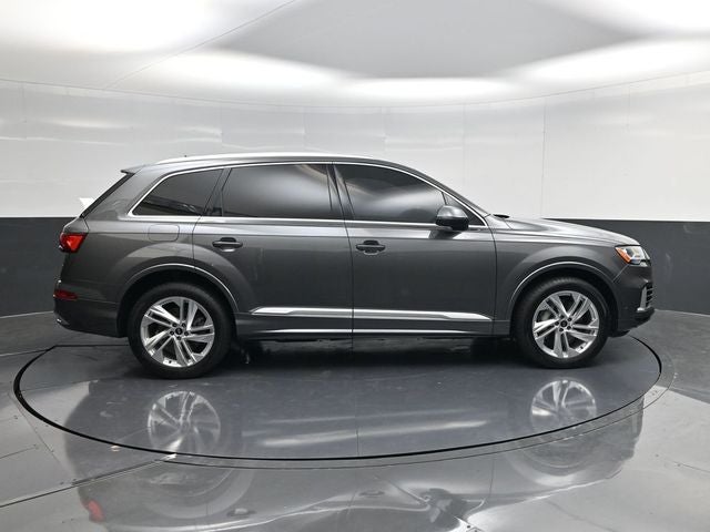 2021 Audi Q7 55 Premium Plus quattro in Gray Metallic — front three-quarter view