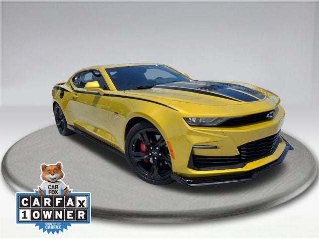 2024 Chevrolet Camaro SS 2SS in Yellow Metallic — front three-quarter view