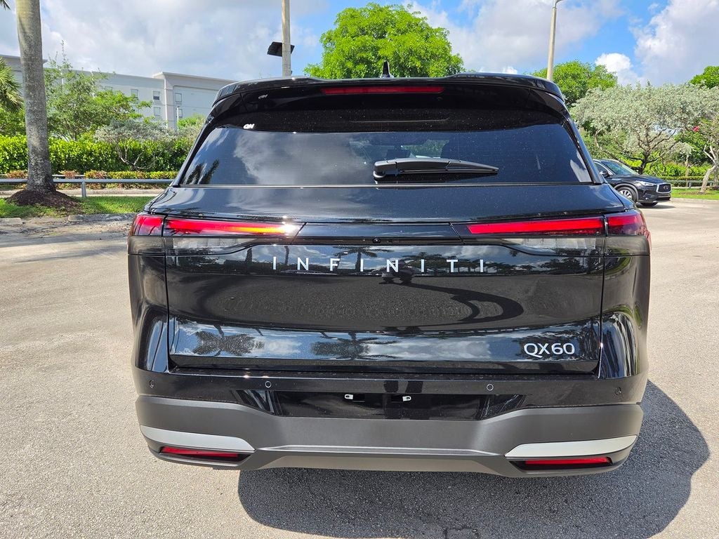2027 INFINITI QX60 — rear three-quarter view